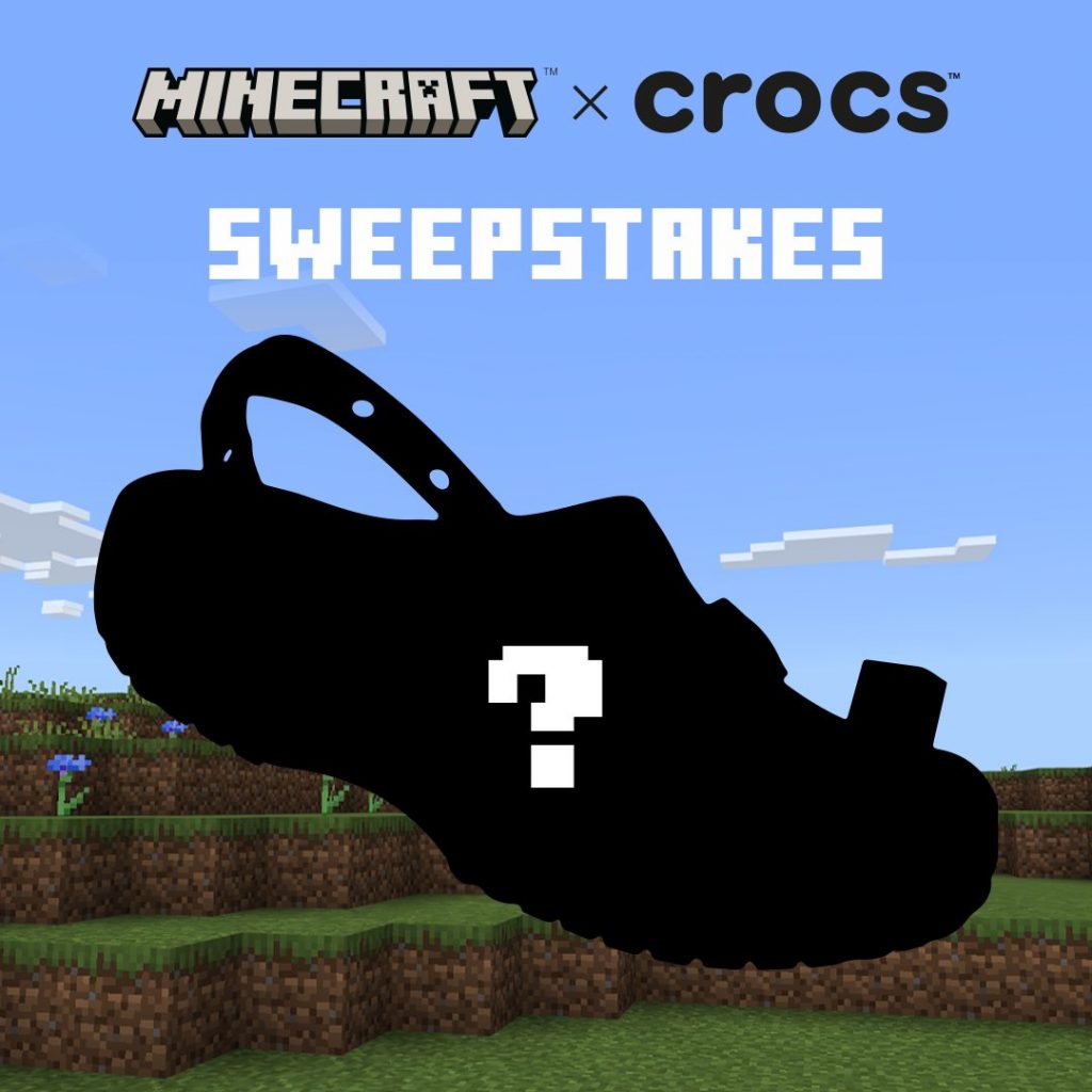 Concours Get up to Cube Crocs Minecraft