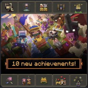 Minecraft Legends Update 10 New Achievements