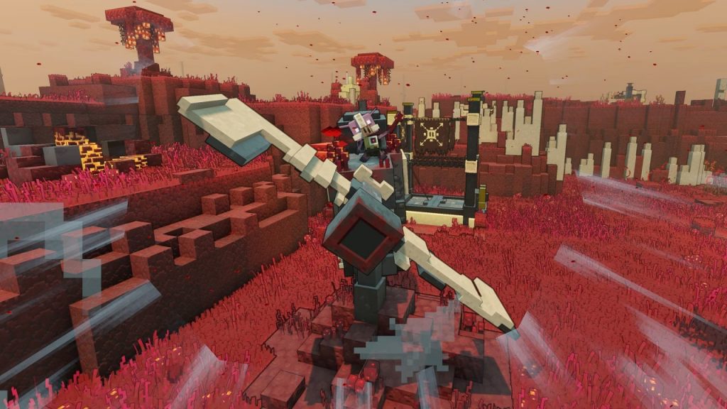 Minecraft Legends Update Screenshots AirChopper Hero