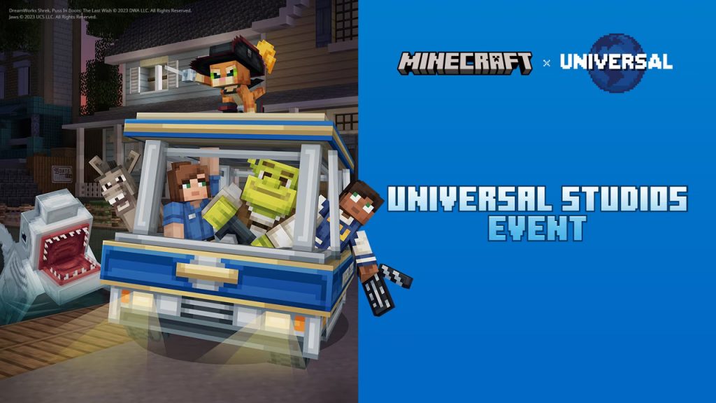Minecraft Universal Studios Event Bus Tour