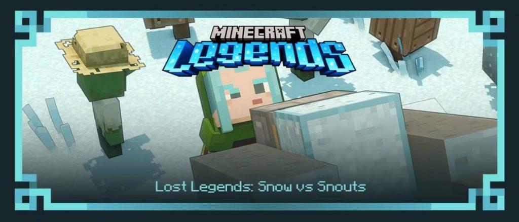 Minecraft Legends Lost Legends Snow vs Snouts