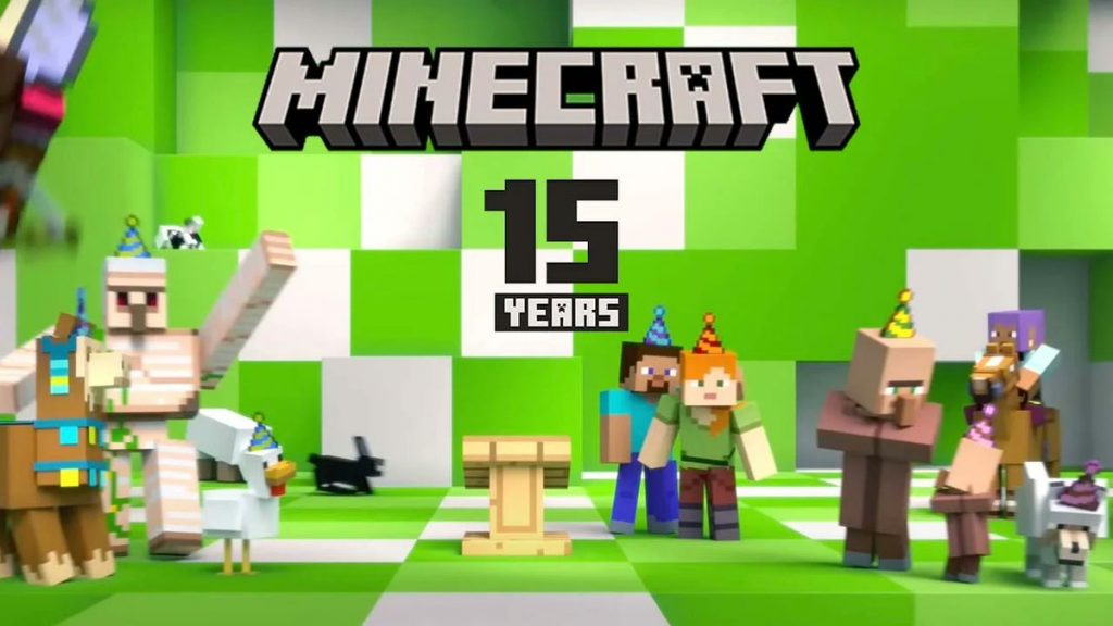 Minecraft 15 years Birthday All the offers